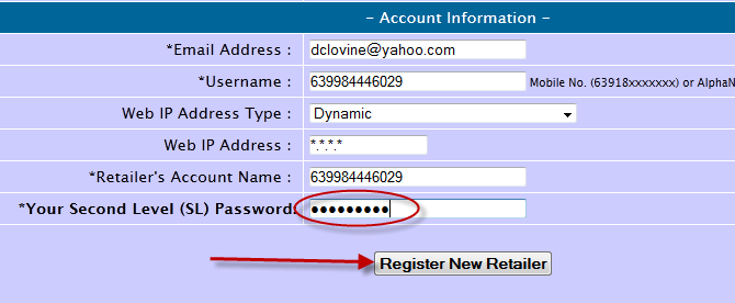 slpassword